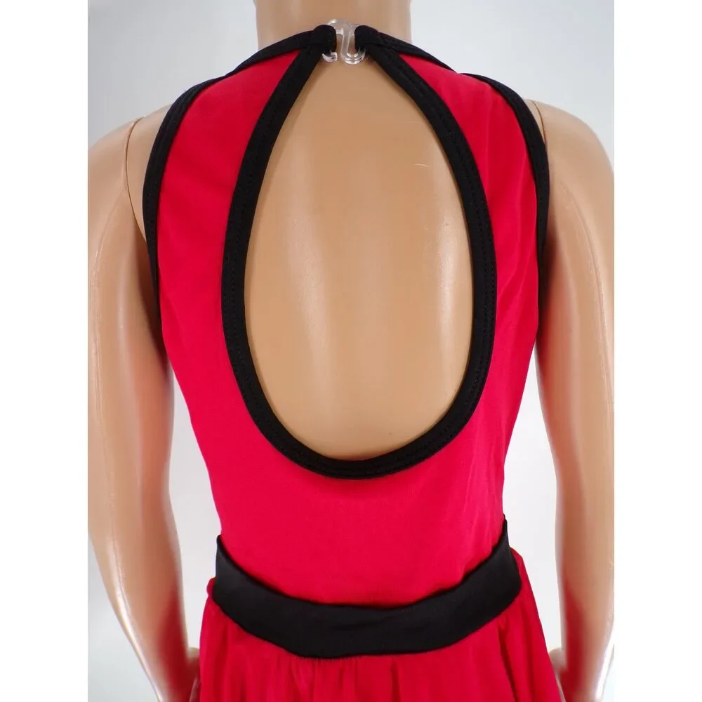Pre-Owned Dance Costume Curtain Call P749 Medium Child Red Jazz